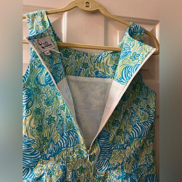Vintage Lilly Pulitzer Dress Size 6- Zebra print with pockets - Picture 6 of 11